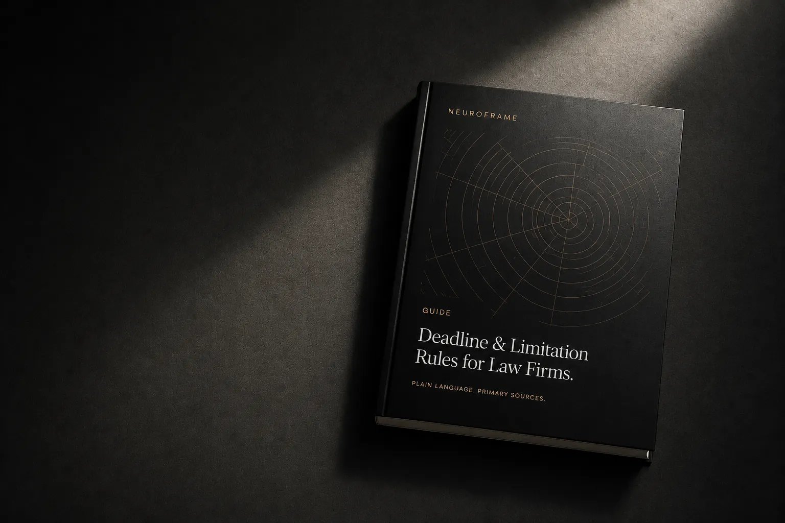 Deadline and limitation rules for law firms: guide cover